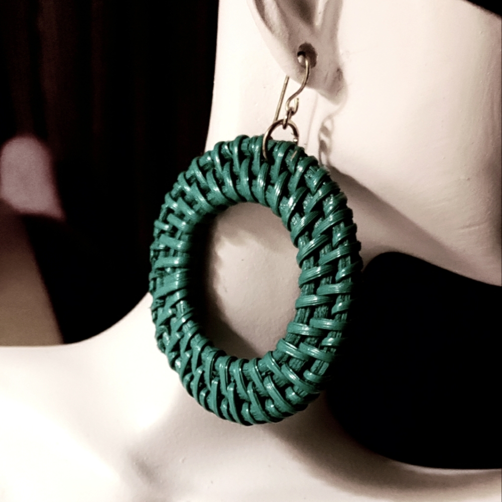Large Wrapped Hoops - Picture 2 of 2